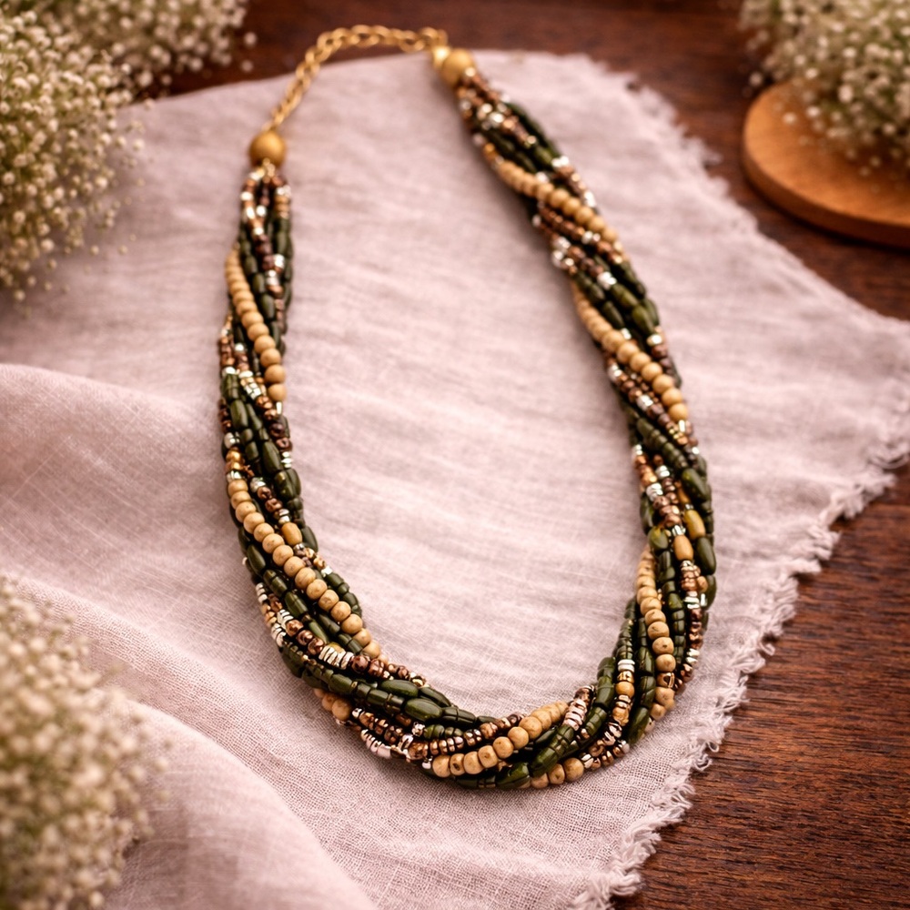 Napier Multiple Strand Beaded‎ Necklace